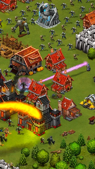 Throne Rush [МОД: Много денег, Монет и Все открыто] Screenshot 4