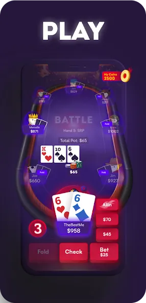 Prometheus: Battle Poker (Прометей) [МОД: Много денег, Монет и Все открыто] Screenshot 1