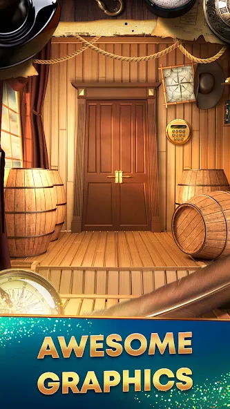 Puzzle 100 Doors - Room escape [МОД: Все открыто, Дополнительные деньги и Меню MOD] Screenshot 3
