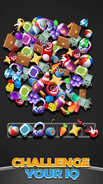 Triple Match 3D Ultimate Match (Скери Клаун Хоррор Сурвайвал 3Д) [МОД: Бесконечные деньги, Монеты и Мега MOD] Screenshot 1
