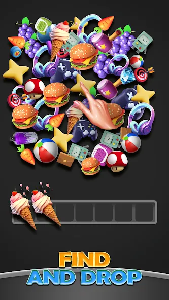Triple Match 3D Ultimate Match (Скери Клаун Хоррор Сурвайвал 3Д) [МОД: Бесконечные деньги, Монеты и Мега MOD] Screenshot 4