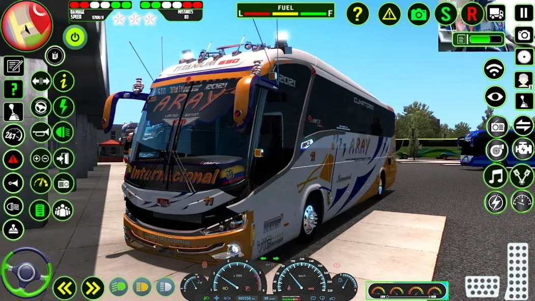 Euro Coach Bus Simulator 3D (Паблик Коуч Бас Драйвинг 3Д) [МОД: Много монет, Открытые уровни и Мега MOD] Screenshot 1