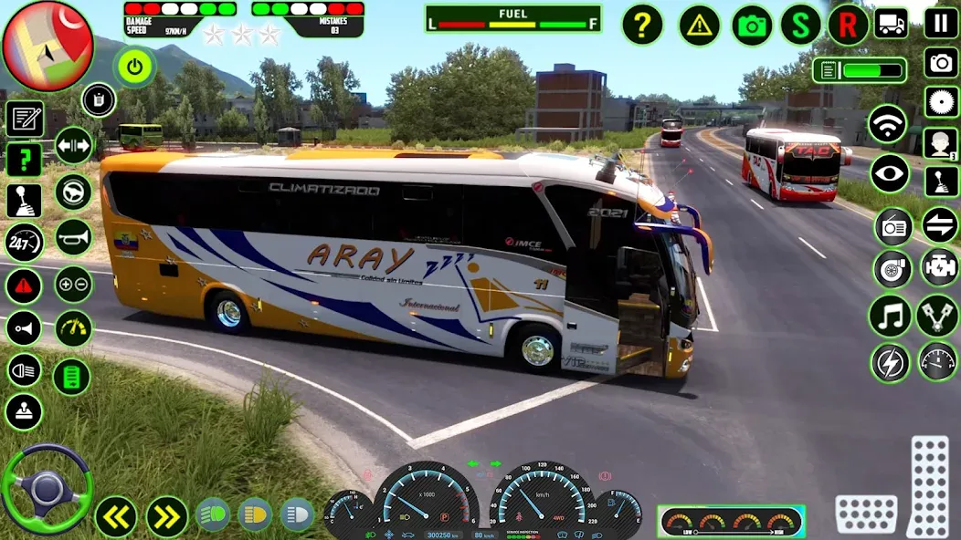 Euro Coach Bus Simulator 3D (Паблик Коуч Бас Драйвинг 3Д) [МОД: Много монет, Открытые уровни и Мега MOD] Screenshot 4