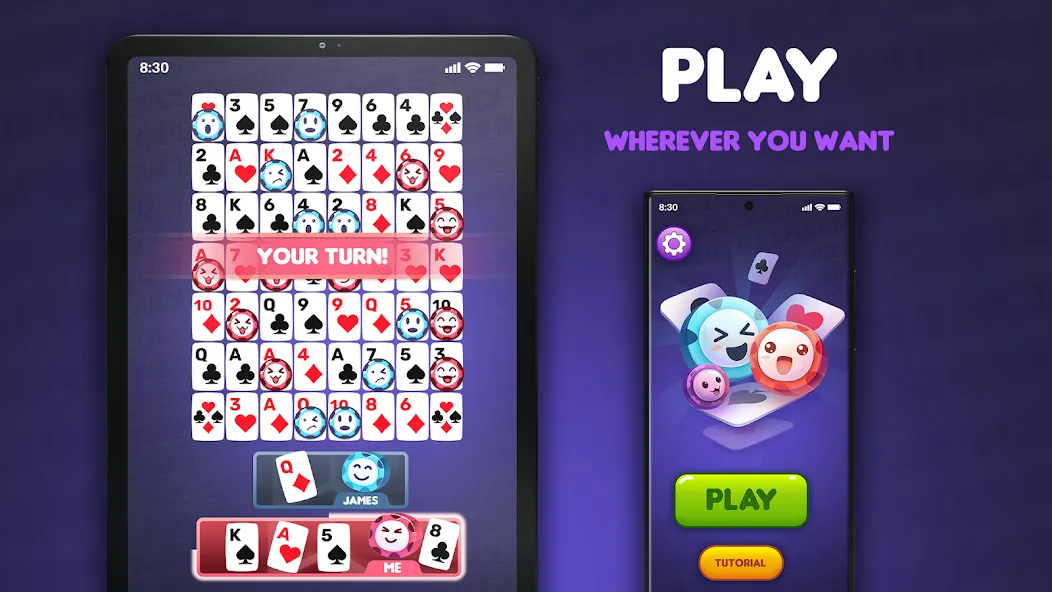 One-Eyed Jack: Card game (Сиквенс) [МОД: Бесконечные деньги, Монеты и Мега MOD] Screenshot 1
