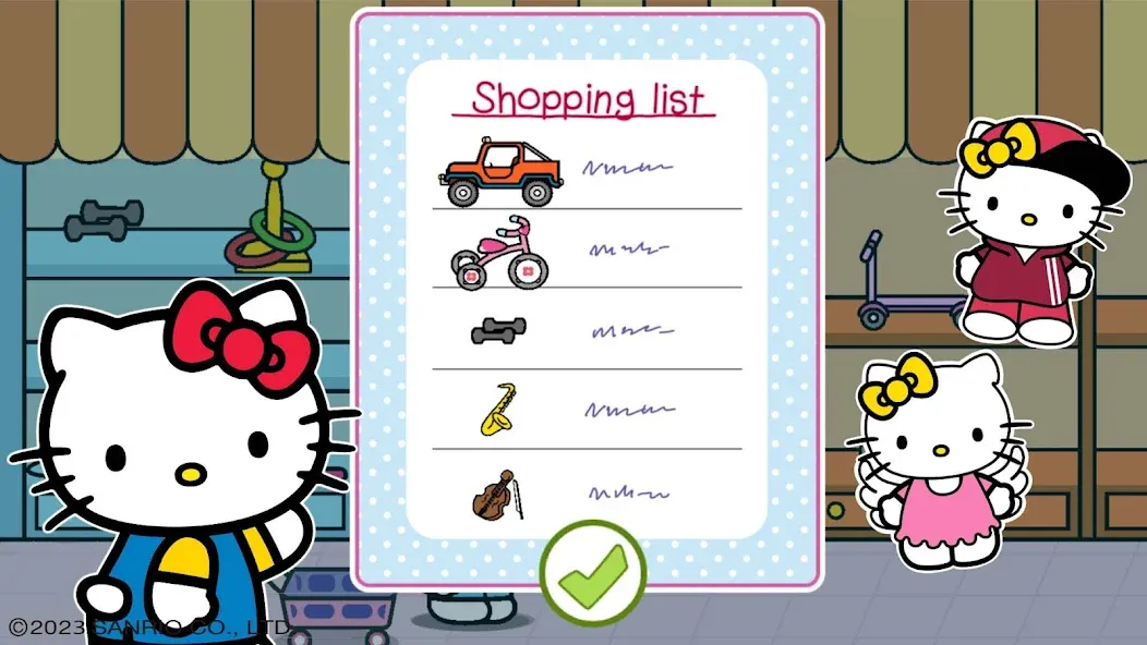Hello Kitty: Kids Supermarket (Хеллоу Китти) [МОД: Много монет, Открытые уровни и Мега MOD] Screenshot 4