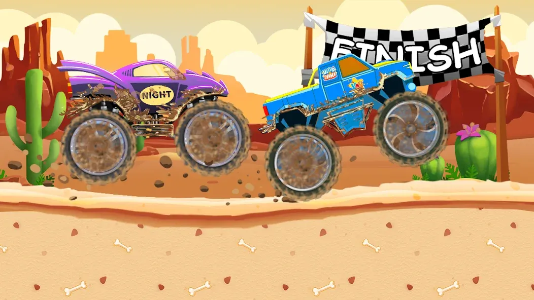 Monster Truck Vlad & Niki [МОД: Меню, Бесконечные монеты и Открытые уровни] Screenshot 2