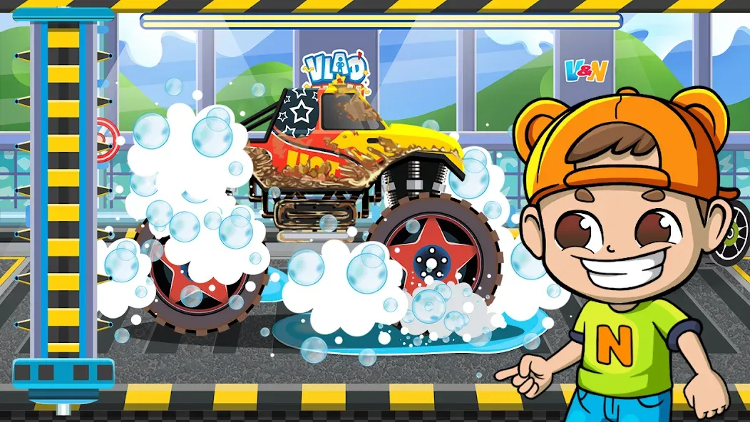 Monster Truck Vlad & Niki [МОД: Меню, Бесконечные монеты и Открытые уровни] Screenshot 3