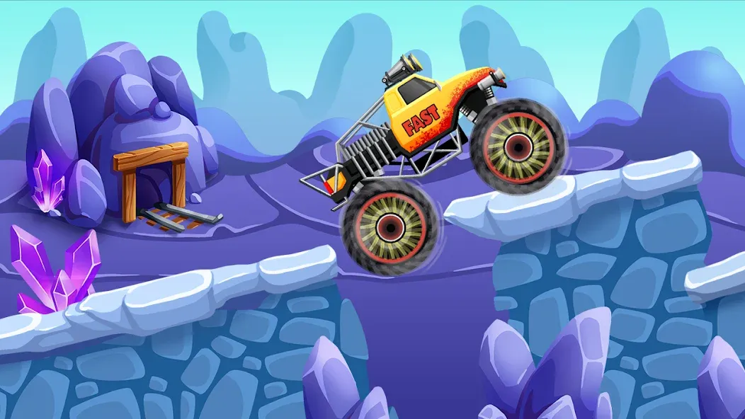 Monster Truck Vlad & Niki [МОД: Меню, Бесконечные монеты и Открытые уровни] Screenshot 4