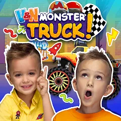 Скачать Monster Truck Vlad & Niki [МОД: Меню, Бесконечные монеты и Открытые уровни] | Взлом Monster Truck Vlad & Niki на Андроид