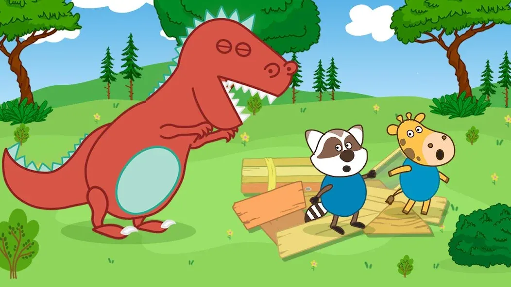 Three Little Pigs [МОД: Все открыто, Дополнительные деньги и Меню MOD] Screenshot 3