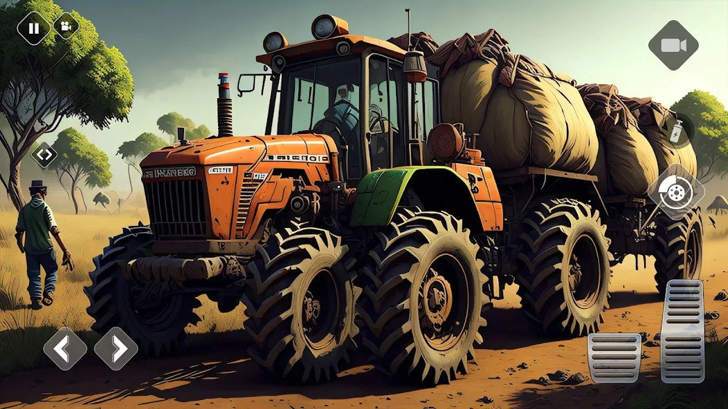 Tractor Driving Games: Farming [MOD: Mega Mod/Меню] - Скриншот 2