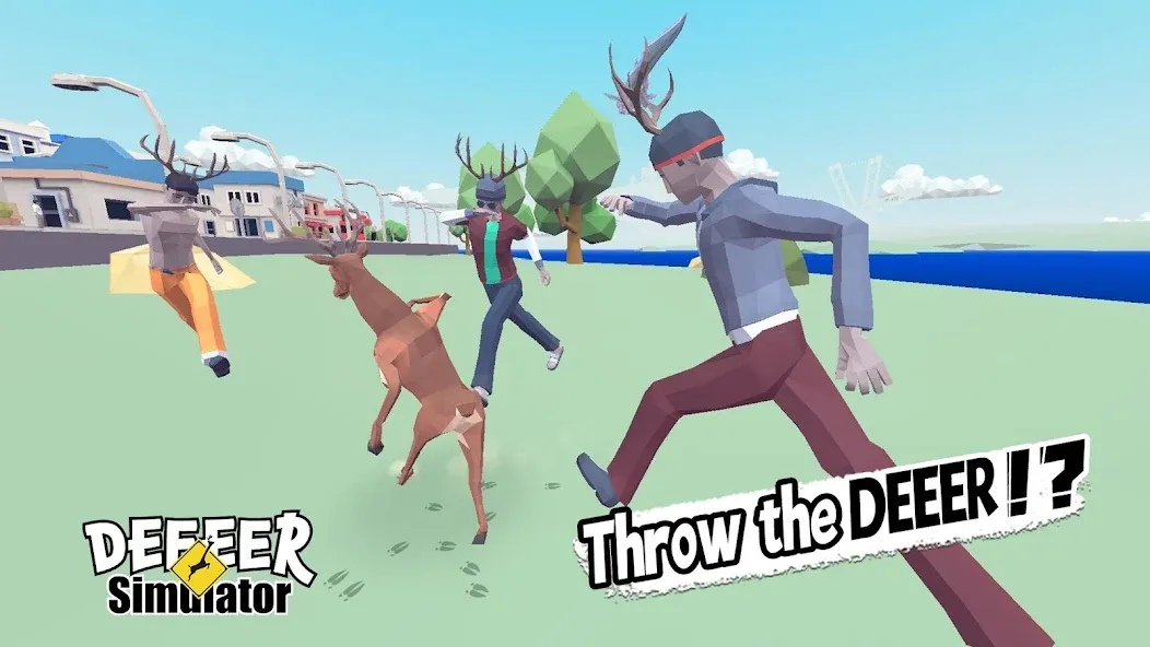DEEEER Simulator: Modern World (ДИИИР Симулятор) [МОД: Меню, Бесконечные монеты и Открытые уровни] Screenshot 2