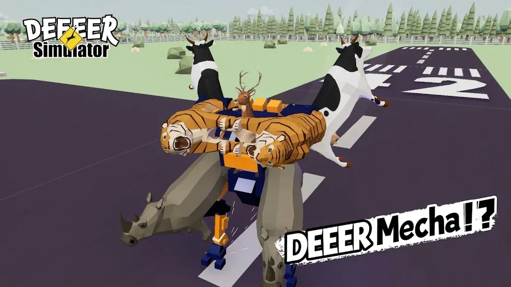 DEEEER Simulator: Modern World (ДИИИР Симулятор) [МОД: Меню, Бесконечные монеты и Открытые уровни] Screenshot 5