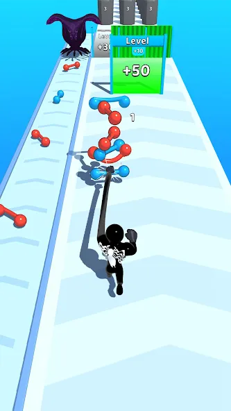 Venom Run 3D (Веном Ран 3Д) [МОД: Меню, Бесконечные монеты и Открытые уровни] Screenshot 2