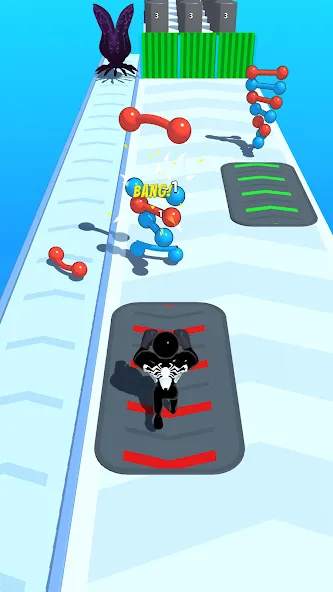 Venom Run 3D (Веном Ран 3Д) [МОД: Меню, Бесконечные монеты и Открытые уровни] Screenshot 5