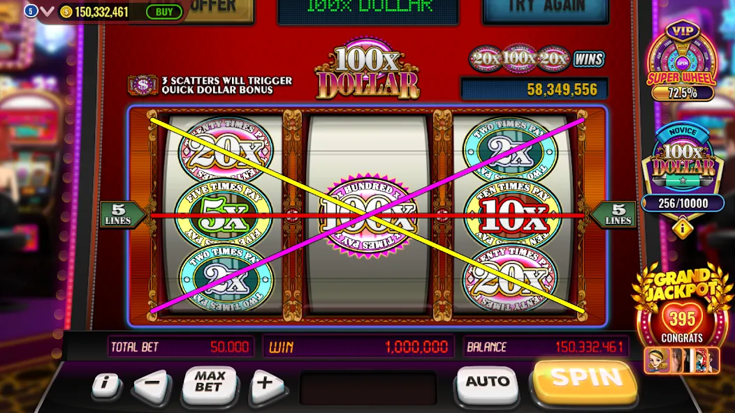 Vegas Live Slots: Casino Games (Вегас Лайв Слотс) [МОД: Деньги, Монеты и Меню MOD] Screenshot 1