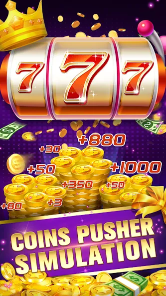 Daily Pusher Slots 777 (Дейли Пушер Слотс 777) [МОД: Меню, Бесконечные монеты и Открытые уровни] Screenshot 2