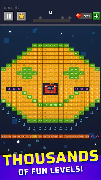Brick Out - Shoot the ball (Брик Аут) [МОД: Много денег, Монет и Все открыто] Screenshot 2