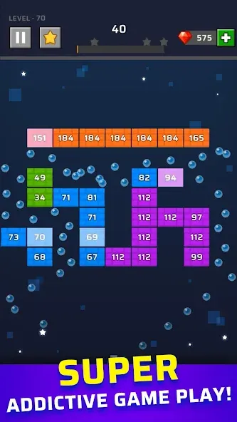 Brick Out - Shoot the ball (Брик Аут) [МОД: Много денег, Монет и Все открыто] Screenshot 3
