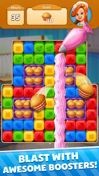 Sweet Cube Blast (Свит Кьюб Бласт) [МОД: Бесконечные деньги, Монеты и Мега MOD] Screenshot 4