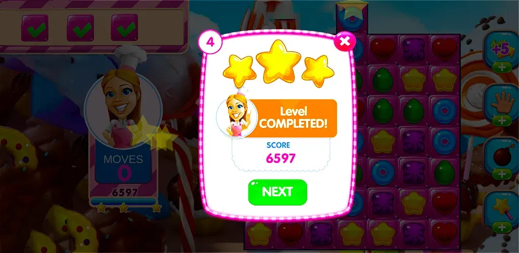 Jelly Kingdom Crush - Match 3 [МОД: Деньги, Монеты и Меню MOD] Screenshot 4