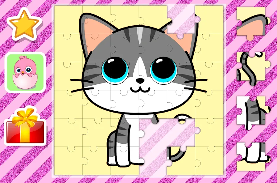 Kids Games for Girls. Puzzles [МОД: Много монет, Открытые уровни и Мега MOD] Screenshot 1