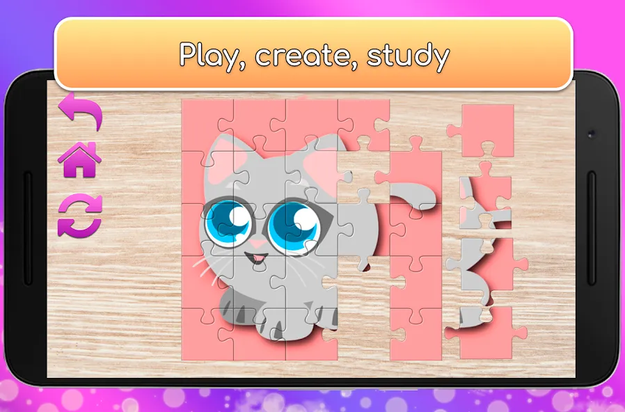 Kids Games for Girls. Puzzles [МОД: Много монет, Открытые уровни и Мега MOD] Screenshot 3