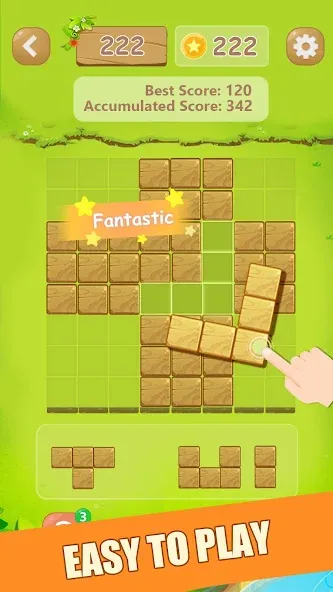 Puzzle Green Blocks (Пазл Зеленые Блоки) [МОД: Меню, Бесконечные монеты и Открытые уровни] Screenshot 4