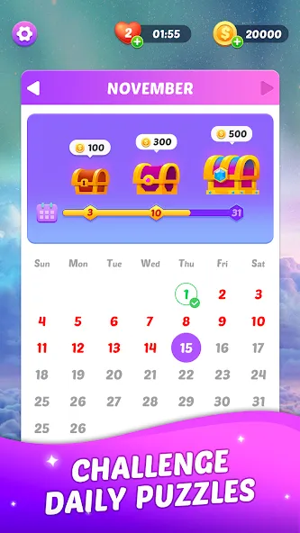 Match Tile Scenery (Матч Тайл Сценери) [MOD: Все открыто] - Скриншот 5