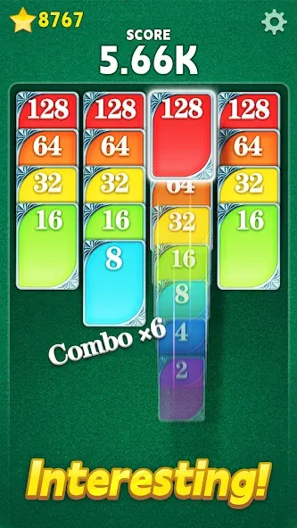 Merge Card Puzzle [МОД: Меню, Бесконечные монеты и Открытые уровни] Screenshot 3