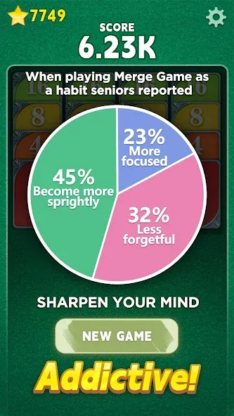 Merge Card Puzzle [МОД: Меню, Бесконечные монеты и Открытые уровни] Screenshot 4