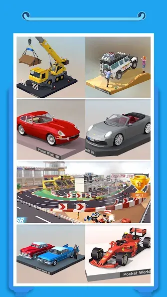 Pocket World 3D (Покет Ворлд 3Д) [МОД: Меню, Бесконечные монеты и Открытые уровни] Screenshot 4