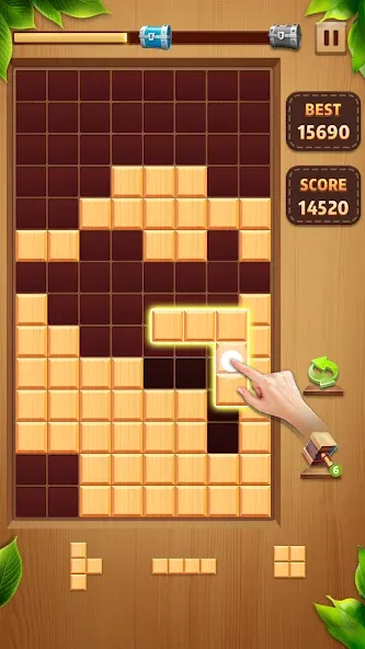 Wood Block Classic (Вуд Блок Классик) [МОД: Деньги, Монеты и Меню MOD] Screenshot 2