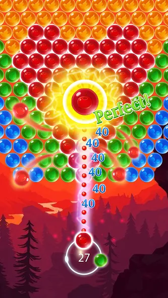 Bubble Shooter Magic Forest (Бабл шутер Магик Форест) [МОД: Меню, Бесконечные монеты и Открытые уровни] Screenshot 1