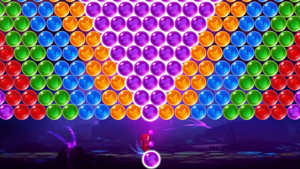 Bubble Shooter Magic Forest (Бабл шутер Магик Форест) [МОД: Меню, Бесконечные монеты и Открытые уровни] Screenshot 2