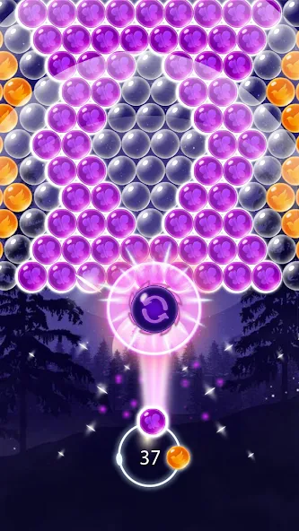 Bubble Shooter Magic Forest (Бабл шутер Магик Форест) [МОД: Меню, Бесконечные монеты и Открытые уровни] Screenshot 3