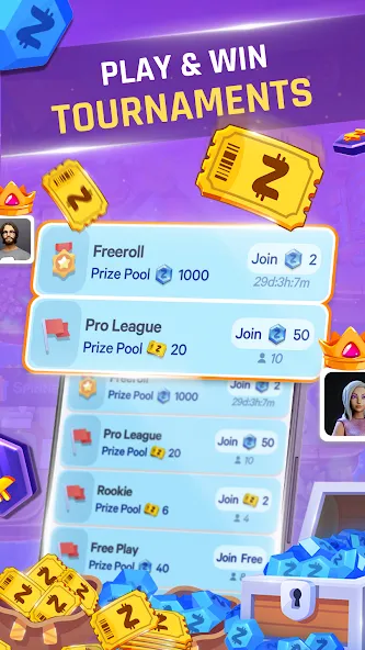 PlayZap - Games, PvP & Rewards (ПлейЗап) [МОД: Много денег, Монет и Все открыто] Screenshot 2