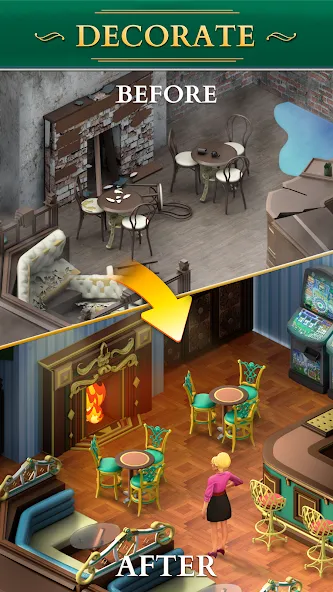 Coronation Street: Renovation (Коронейшн стрит) [МОД: Много монет, Открытые уровни и Мега MOD] Screenshot 1