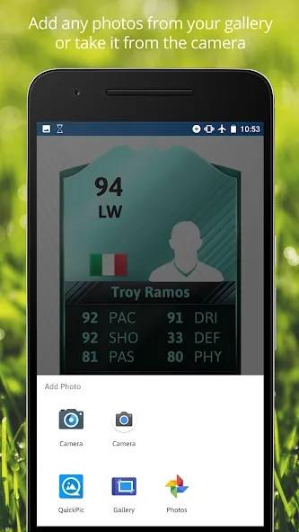 FUT Card Creator 23 (ФУТ Кард Криэйтор 23) [МОД: Меню, Бесконечные монеты и Открытые уровни] Screenshot 5