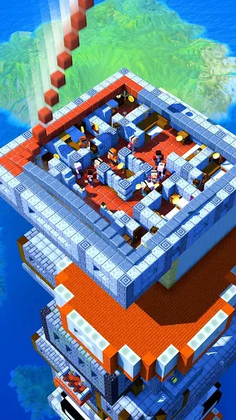 Tower Craft - Block Building (Тауэр Крафт) [МОД: Много денег, Монет и Все открыто] Screenshot 2