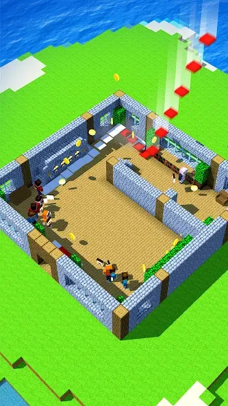 Tower Craft - Block Building (Тауэр Крафт) [МОД: Много денег, Монет и Все открыто] Screenshot 4