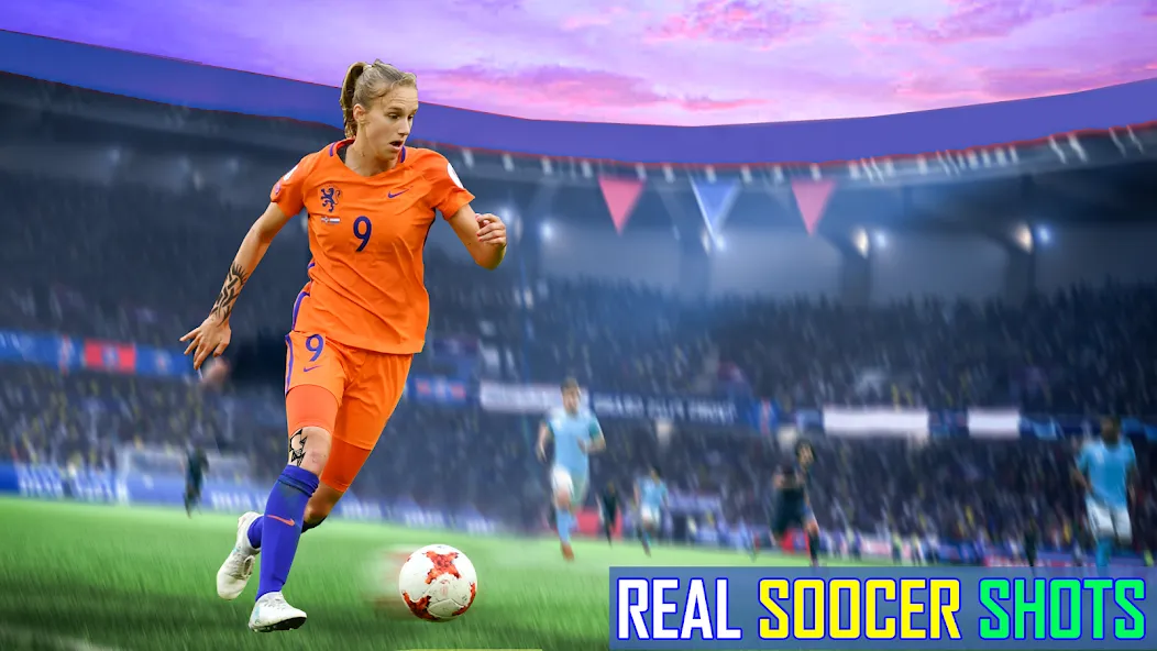 Soccer Kick Worldcup Champion [МОД: Все открыто, Дополнительные деньги и Меню MOD] Screenshot 1