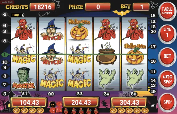 Slot Machine Halloween Lite (Слот машина Хэллоуин Лайт) [МОД: Меню, Бесконечные монеты и Открытые уровни] Screenshot 2