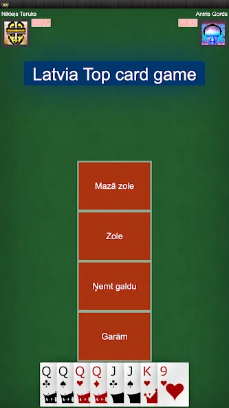 Latvian card game: RaccoonZole [МОД: Много монет, Открытые уровни и Мега MOD] Screenshot 1