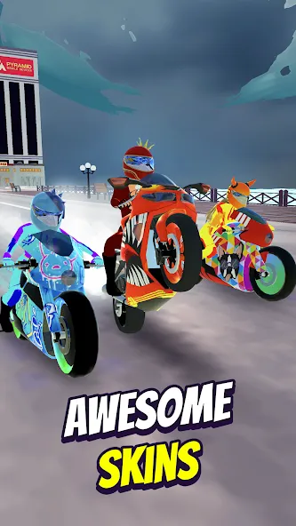 Wild Wheels: Bike Racing (Уайлд Вилз) [МОД: Много денег, Монет и Все открыто] Screenshot 3