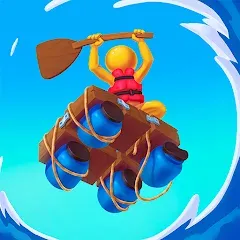Скачать Raft Racing (ДИУАфтинг) [МОД: Много монет, Открытые уровни и Мега MOD] | Взлом Raft Racing на Андроид
