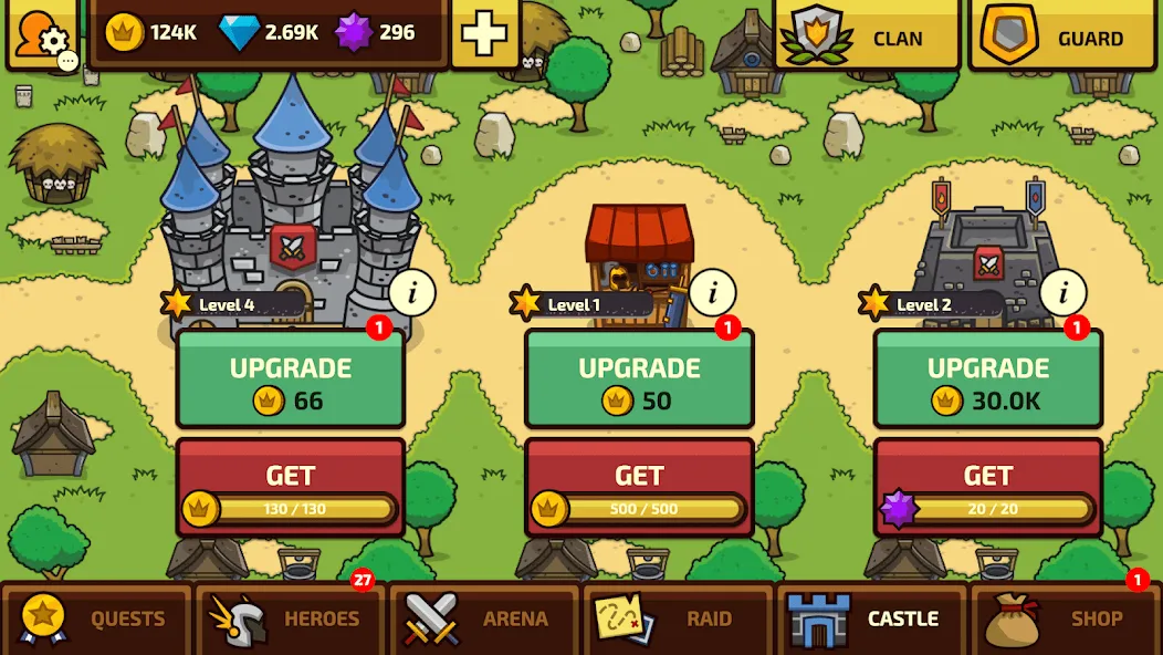 Raid Heroes: Total War [МОД: Деньги, Монеты и Меню MOD] Screenshot 3