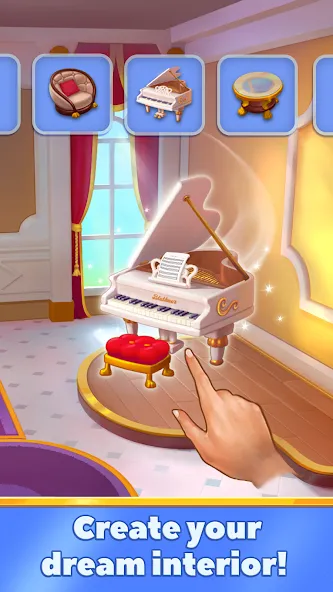 Emily's Hotel Solitaire [МОД: Все открыто, Дополнительные деньги и Меню MOD] Screenshot 1