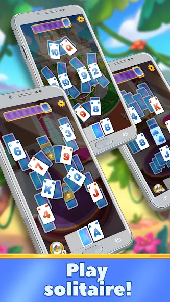 Emily's Hotel Solitaire [МОД: Все открыто, Дополнительные деньги и Меню MOD] Screenshot 4