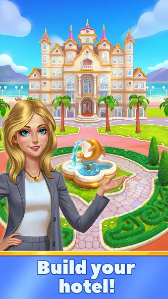Emily's Hotel Solitaire [МОД: Все открыто, Дополнительные деньги и Меню MOD] Screenshot 5
